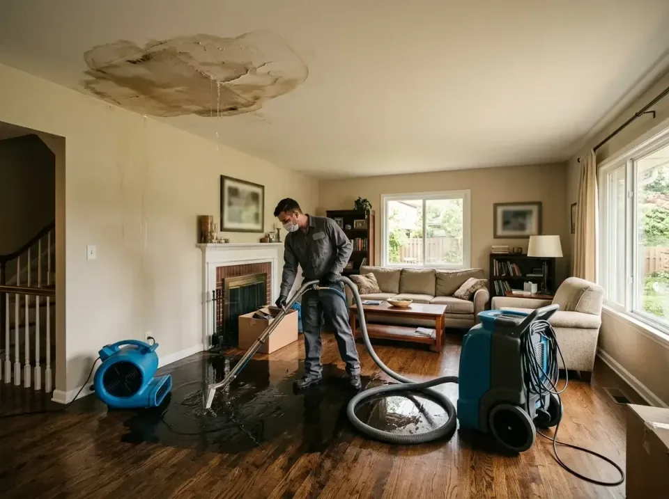 attic-pipe-burst-ceiling-drip-008 — frequently asked questions, Water Damage Restoration & Carpet Care in South Burlington,…